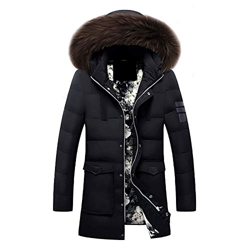 Chaqueta De Plumón 90% Blanco Chaqueta De Plumón De Pato Abrigo Abrigo De Invierno Chaqueta De Plumón Informal para Hombres Abrigo con Capucha