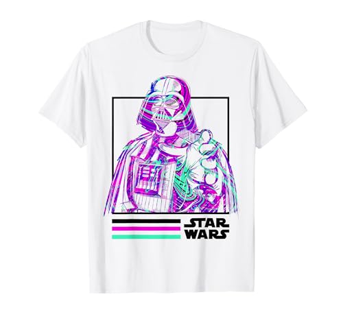 T-shirt Star Wars Hyper Vader Reach vêtement geek noir manches courtes