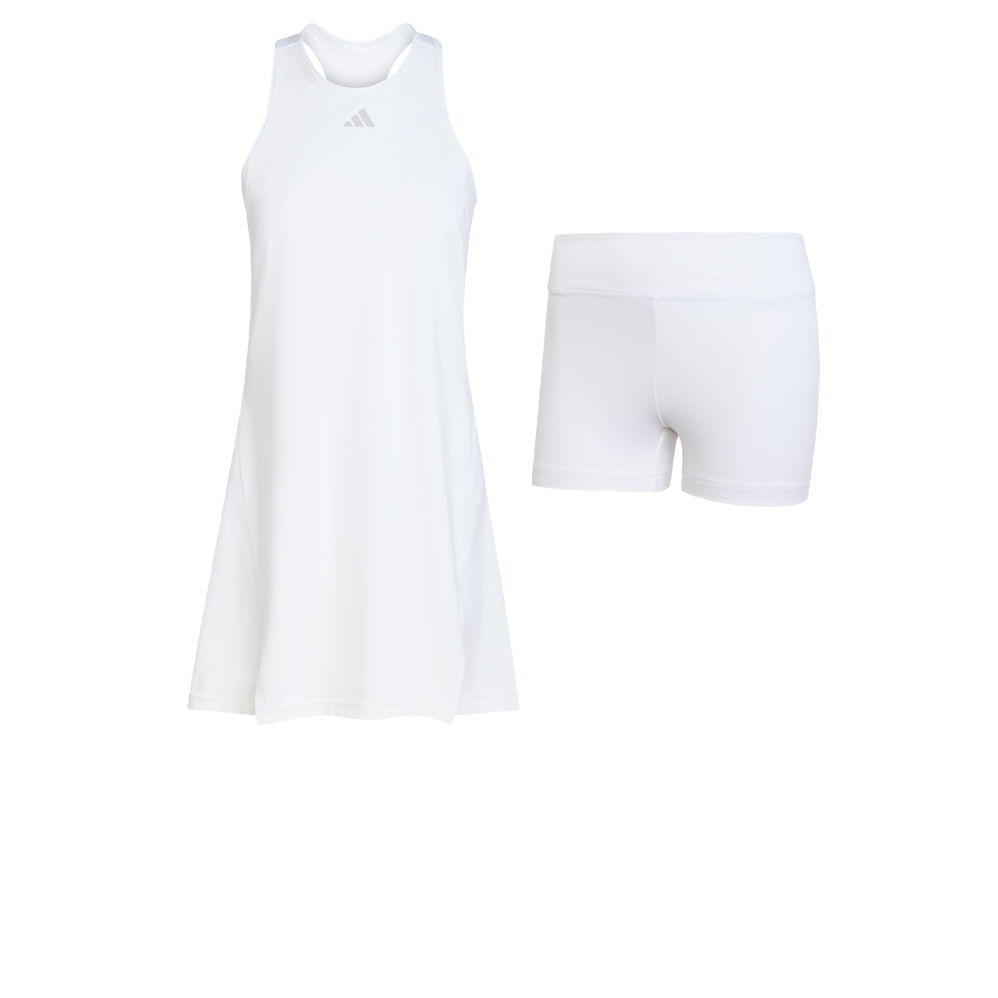 adidas Women's Club Tennis Climacool Dress, White/White, XS