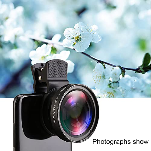 Lente de teléfono móvil macro HD y gran angular 0.45X compatible con iPhone Android -10119924 2