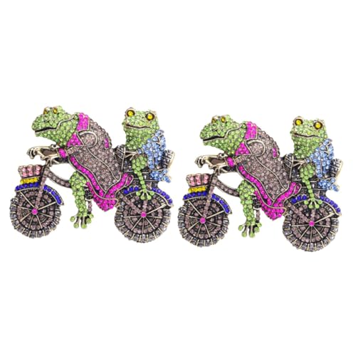 Broche grenouille bijoux vêtements pour femmes avec épingle revers émail