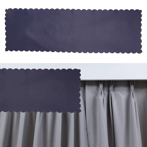 NICENEEDED 39 x 12.5 Lichtblocker Für Die Oberseite des Vorhangs Lichtundurchlässige Gardinen Tragbare Verdunkelungsvorhänge Für Fenster Einfach Zuzuschneiden Zu Montieren Ohne Löcher Bohren Müssen