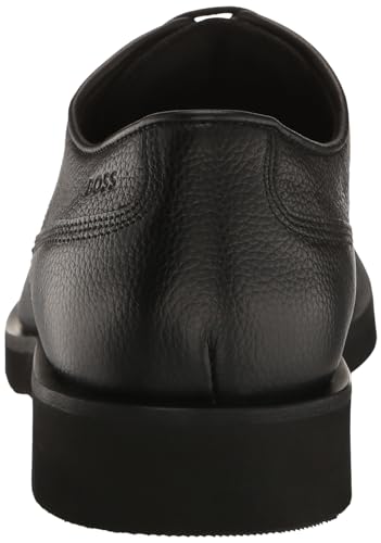 Image of BOSS Men's Baird Grainy Leather Derby Shoes