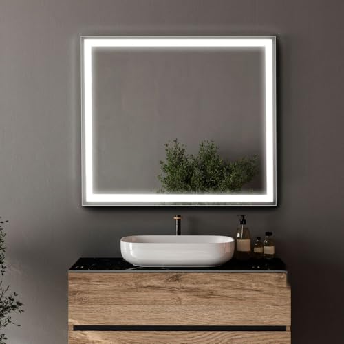 Installazione facile e veloce: include un manuale di istruzioni dettagliato e tutti gli accessori necessari per un'installazione semplice e senza problemi, assicurando che lo specchio sia pronto all'uso in pochissimo tempo.
