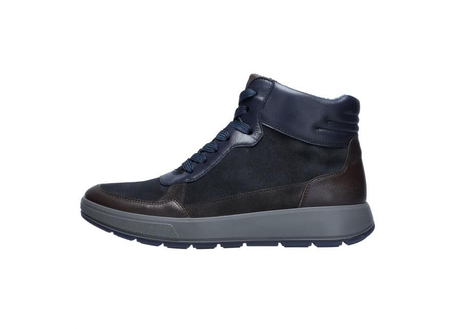 ara Damen Roma Sneaker, Amarone,BLAU,Steel, 36.5 EU Weit