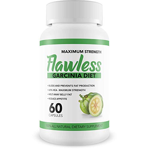 FLAWLESS GARCINIA CAMBOGIA*** 100% Pure Garcinia Cambogia Extract with HCA, Extra Strength, All Natural Appetite Suppressant, carb blocker, Weight Loss Supplement