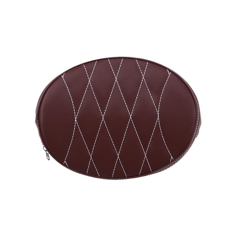 Coussin de dossier marron pour moto Touring, Road King et Street FLHX 1994-2022