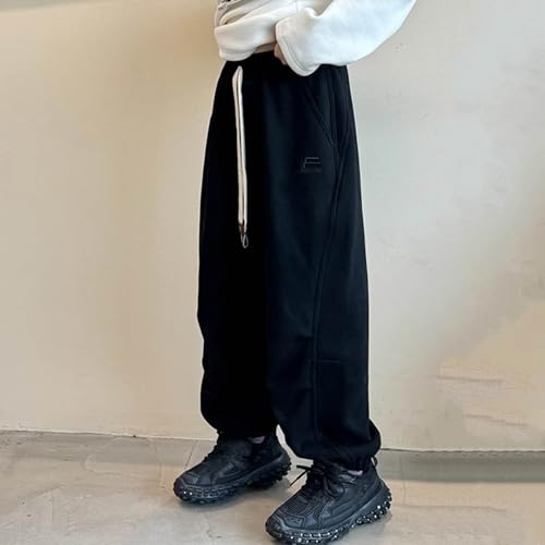 Girls Fashion Sweatpants Baggy High Waisted Joggers with Pockets Kids Cinch Bottom Sweats Pants Casual Trousers2