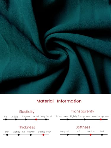 Image of Hobemty Women's Short Sleeve Pleated Dress 2025 Trendy Contrast Color Casual Work A-Line Midi Dresses