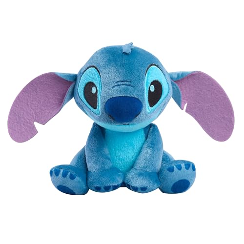 Disney Stitch 7.5' Small Stitch Stuffed Animal by Just Play, Floppy Ears