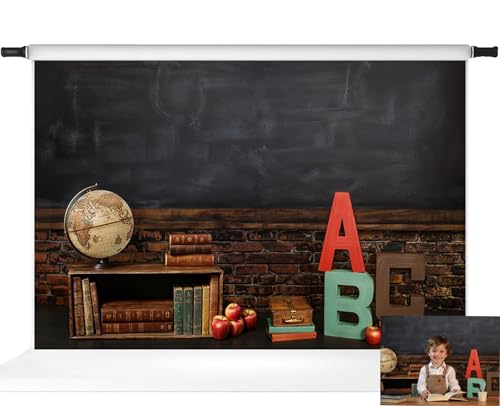 Toile de fond rentrée scolaire tableau noir studio photo 3x2m