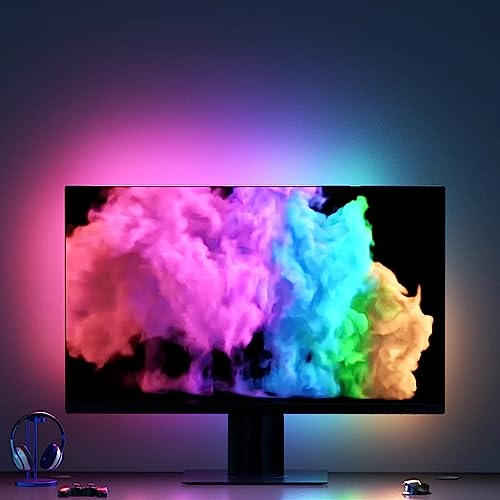 Image of Monitor Backlight Immersion Display Backlight and Screen Color Synchronization Suitable for Esports PC Players, Enhancing The Viewing Atmosphere