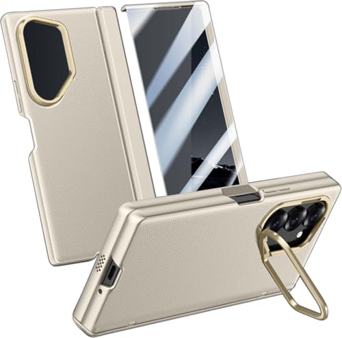 Étui en cuir pour Samsung Galaxy Z Fold6 - Housse élégante avec protection de charnière