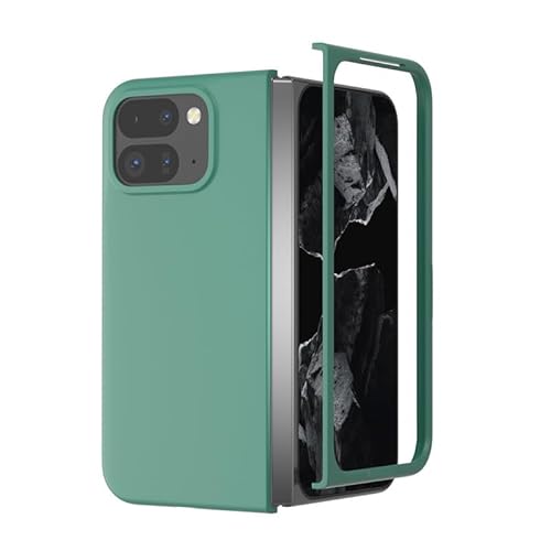 LUNBER-ARMOR�EFor Pixel 11 Pro Fold �P�[�X �ϏՌ� �J�o�[ �v���X�`�b�N �n�[�h�P�[�X �V���v�� ���� ������ �������(�O���[��)