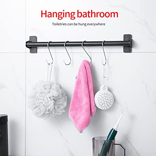 Newfamily 40 Pack S Hooks Stainless Steel For Hanging,Heavy Duty S Shaped Hooks For Hanging Clothes, Metal Hooks For Kitchen,Wardrobe,Work Shop,Bathroom,Garden,Office #TOP5