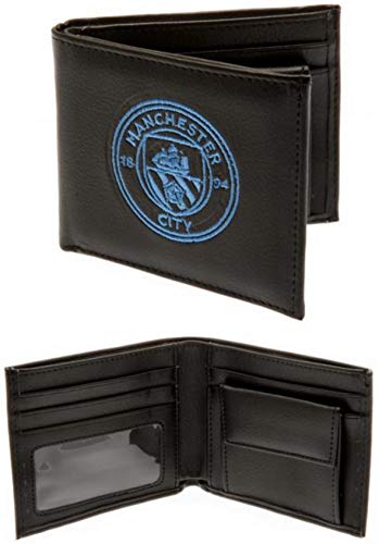 Manchester City Crest Embroidered PU Leather Wallet
