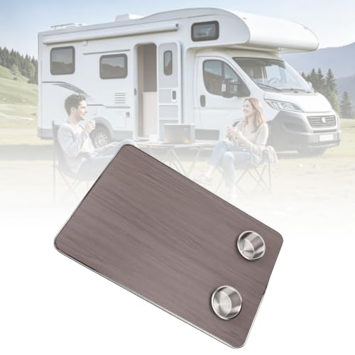 Mesa rectangular para RV con acabados de acero inoxidable Yctze 4