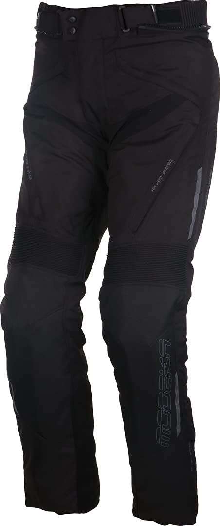Modeka Lonic Tekstylne spodnie motocyklowe, czarny, S