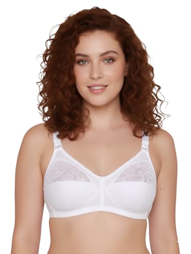 Image of INKURV Full Coverage Net Bra for Women Cotton| Comfortable Minimizer Bra for Heavy Breast Bra for Big Busts| Sag Lift Support Bra