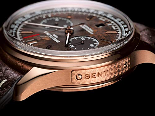 Breitling Premier B01 Chronograph 42mm Bentley Centenary Limited Edition Unique Brown Burl Elm Dial Solid Rose Gold Watch RB01181A1Q1X12