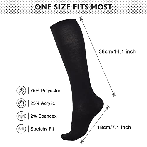 Women’s Knee High Socks Long Athletic Thin Thigh High Stocking Outdoor Sport Casual Tube Socks Knee Socks4