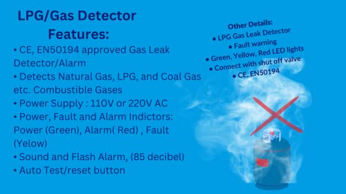 Image of Blackt Electrotech: LPG /Gas Detector Sensor Detection Alert System