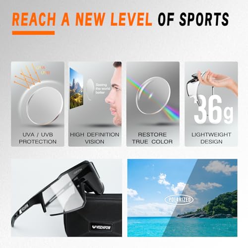 VOZAPOW Photochromic Cycling Glasses Sunglasses for Men Women UV Protection - image 3