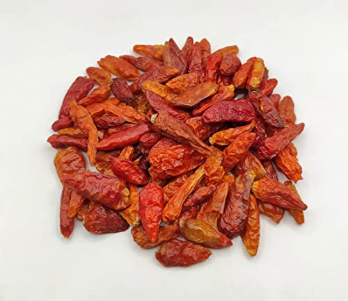 Pimientos Picantes Ojo de Pájaro De Malawi Secos 40g - 1,95kg Capsicum frutescens Clase AΑ (85 gramos)