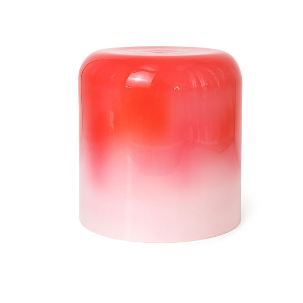 Rote Alchemistische Kristallschale, 6 Zoll, Klangschale für Chakra, Geschenk für Meditation Yoga und Klangheilung, mit gratis Acryl-Schlagzeug und O-Ringen (G Note)