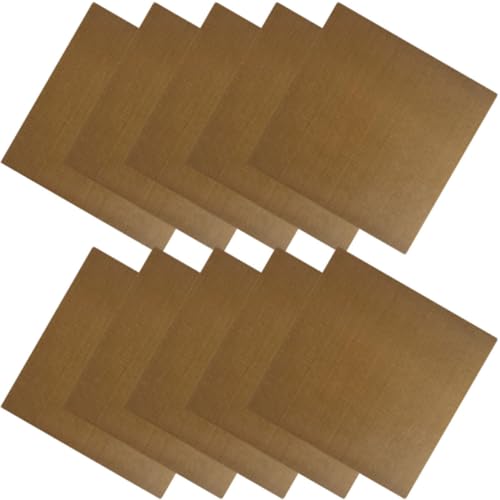 Hemobllo Aislantes Térmicos para Plancha de Pelo y Rizador 20 Pegatinas Adhesivas de Tela de de Marrón , Fáciles de Pegar para Uso en Salón y Hogar