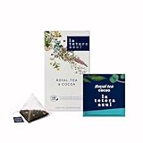 LA TETERA AZUL Infusión Ecológica De Té Negro Y Cacao. Infusión Orgánica En Pirámides. Royal Tea & Cacao. 20 Pirámides.