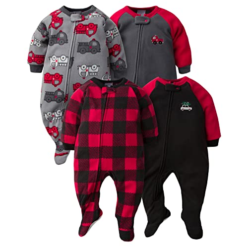 Image of Gerber Baby Boys' 2-Pack Sleep 'N Play Pajamas