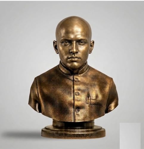 Image of Half Burst Customized Miniature | 3D Half Burst Statue | Personalized Bronze Colour Statue