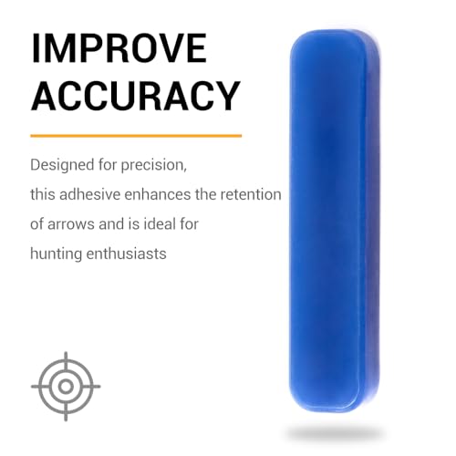Bogenschießen Heißschmelzklebestift, Hochtemperaturkleber für Pfeil und Bogen für Holz, Aluminium, Carbon, Fiberglas, Pfeile