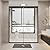KPUY Glass Shower Door, 56-60" W x 76" H Semi-Frameless Sliding Shower Door, 1/4" (6mm) Thick Tempered Clear Glass with Explosion-Proof Film Nano Coating, Matte Black