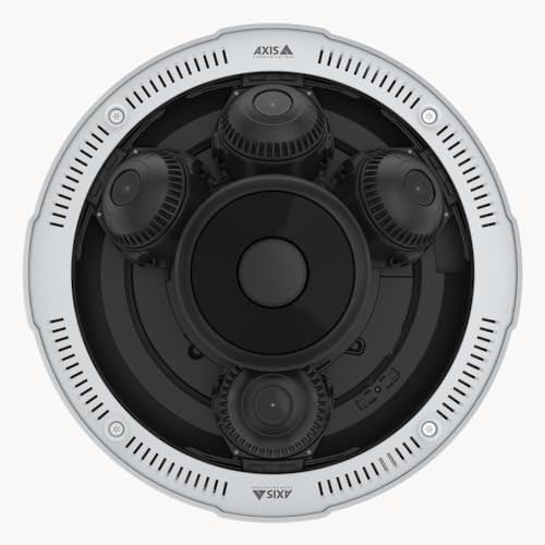 Image of Axis P3738-PLE Multisensor Panoramic Camera, 4x4K Video Resolution, Indoor and Outdoor Use, 32 MP, IR LED Motion Alert