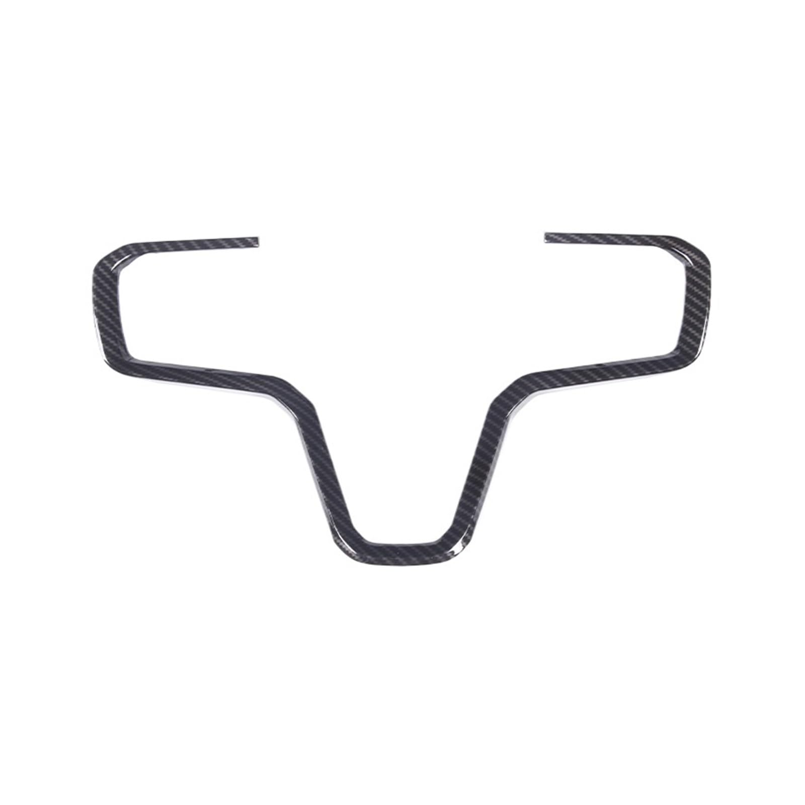 for Land for Rover for Range for Rover for Evoque for Velar 2021-2023 Car Steering Wheel Decorative Frame Sticker Car Interior Mouldings(Carbon Fibre)