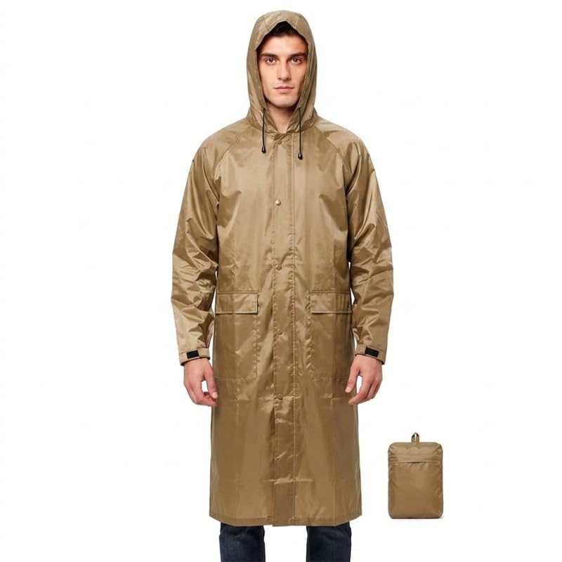 (𝐋𝐢𝐦𝐢𝐭𝐞𝐝 𝐓𝐨𝐝𝐚𝐲 Waterproof Raincoat, Hooded Polyester Rain Wear, Water Repellent Outdoor Rain Suit for Travel, Camping, Hiking & Daily Use 𝟏𝟓 𝐘𝐞𝐚𝐫𝐬 𝐖𝐚𝐫𝐫𝐚𝐧𝐭𝐲-image-8