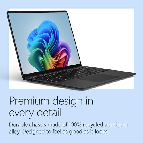 Image of Microsoft Surface Laptop (2026), 13.8-inch Premium Performance Laptop, Snapdragon X2 Elite Processor, Touchscreen Display, 16GB RAM, 512GB SSD Storage, Windows 11 Copilot+ PC Built for AI, Black