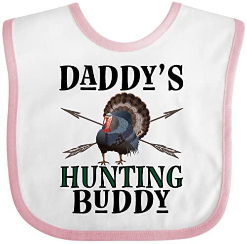 inktastic Turkey Hunter Daddys Hunting Buddy Baby Bib