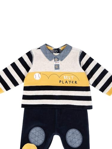 Chicco Combinaisons Bleu en coton premium pour nouveau-né