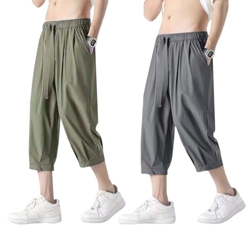 Image of Lymio Men Shorts || Three Quarter Pant for Men || 3 /4 Casual Cotton Shorts (Short-46-49)