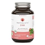 Bio Zink Kapseln im Glas - aus Guaven-Blätter Extrakt - 8mg natürliches Zink pro Kapsel - rein pflanzlich & konzentriert - 90 Kapseln