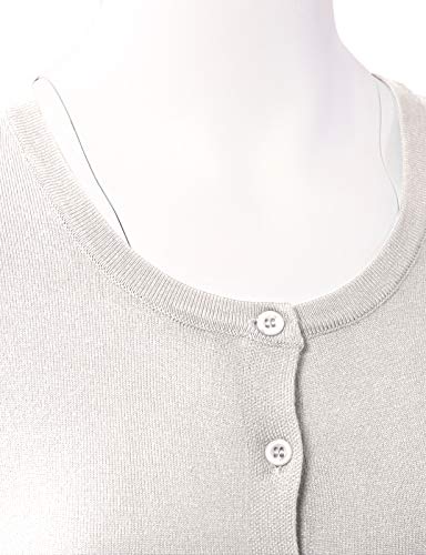 Image of Allsense Women's Long-Sleeve Crewneck Cardigan | Classic Button Down Sweater, Soft Fine Knit, Lightweight