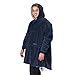 THE COMFY Original | Oversized Microfiber & Sherpa Wearable Blanket, Seen On Shark Tank, One Size Fits All (Blue)