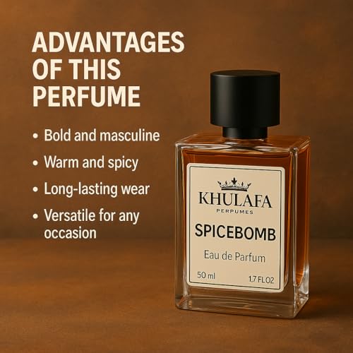Image of Spicebomb Inspired Perfume for Men | Intense & Spicy Eau de Parfum with Vanilla, Black Pepper & Tobacco | Bold & Long-Lasting Fragrance | Perfect for Winter & Night Wear | Gift for Him | 50ML