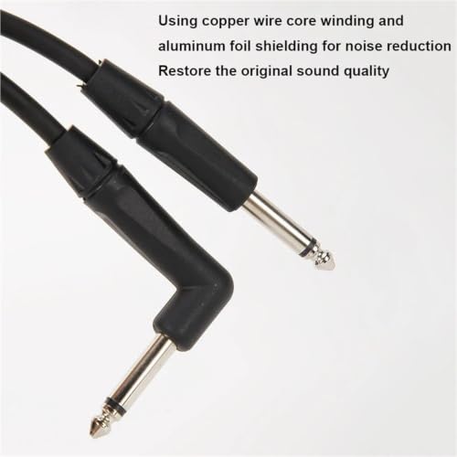 Cable de guitarra eléctrica ideal para ensayos en casa y estudio sin ruidos molestos 7