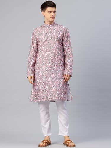 Image of Luxrio Kurta Set for Men Cotton Blend Kurta with Pyjama Set Ethnic Set