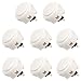 8 pc Set of White Sanwa Push Buttons OBSF-30-W