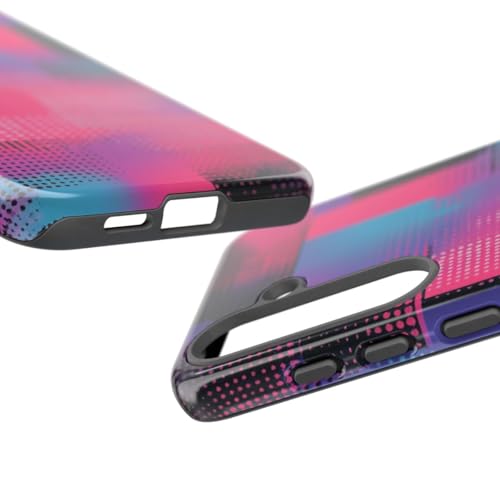 Coque Samsung S25 Plus rose géométrique abstrait - Protection rigide - 3